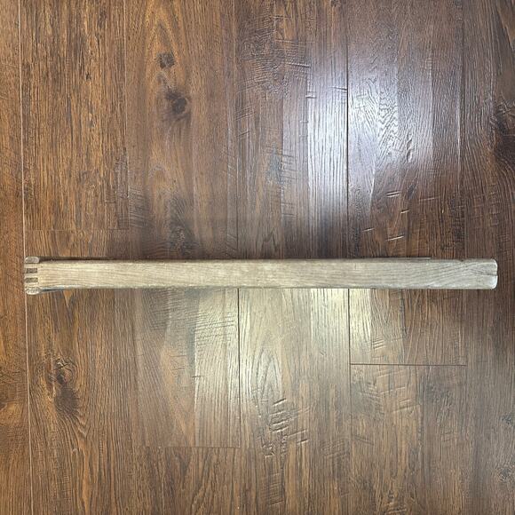 Vintage Dubl Handi Columbus Washboard Co. Washing Board 18"x9" Wooden Portable - Picture 6 of 8